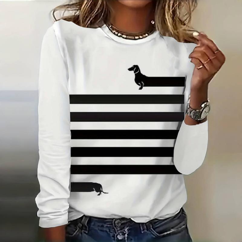 Elegante camicia casual da donna a maniche lunghe con bottoni, perfetta per ogni occasione
