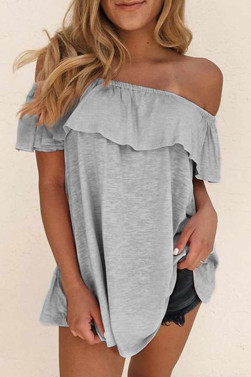 Elegante blusa da donna con scollatura a punta e polsini a punta voluminosi e di tendenza, ideale per occasioni casual ed eleganti