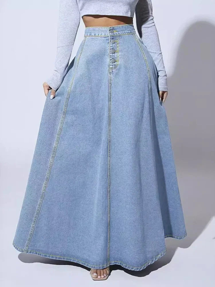 Avery - gonna in denim da donna per un look elegante e confortevole