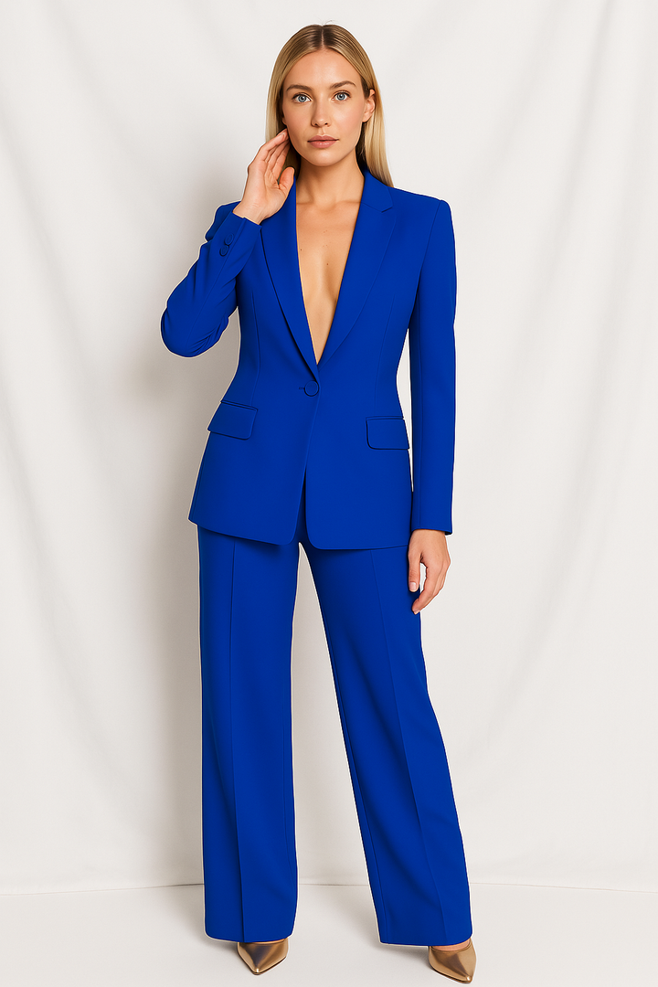 Elegante set di camicetta e pantaloni Elin per donna