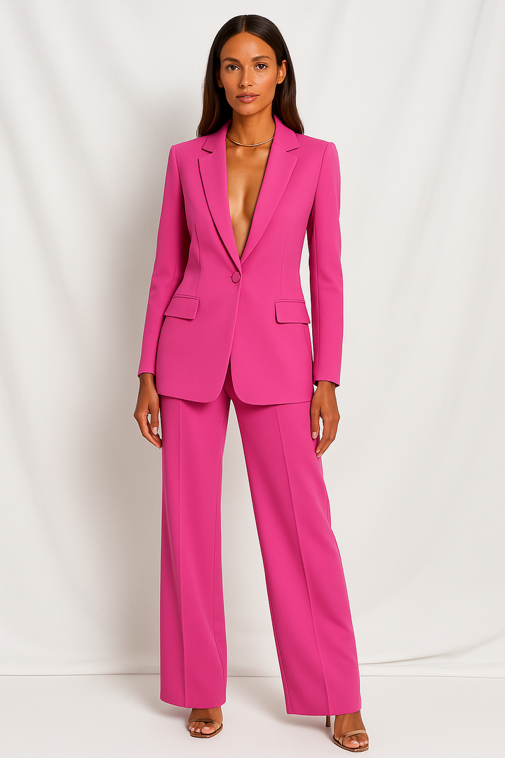 Elegante set di camicetta e pantaloni Elin per donna