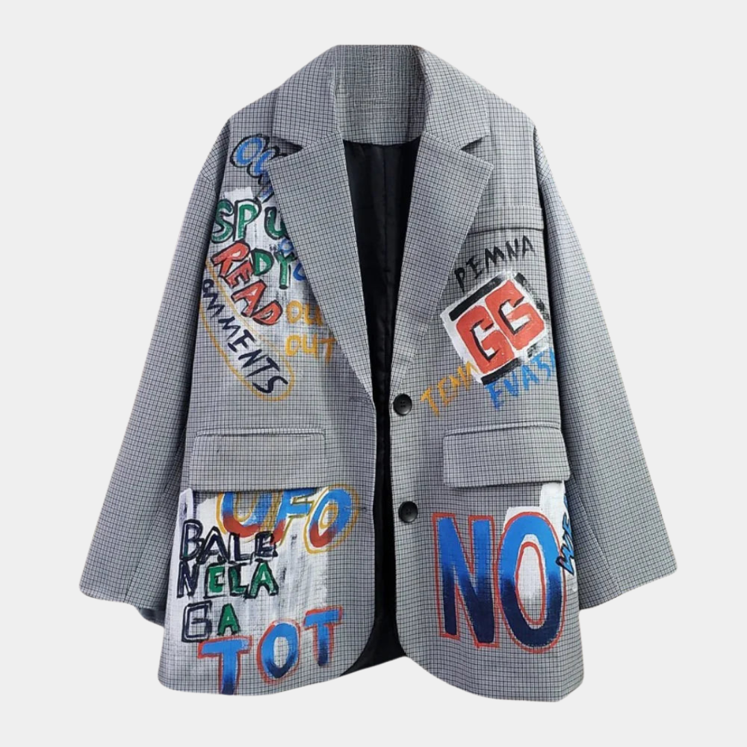 Riva - Blazer da donna oversize alla moda per un look elegante e raffinato