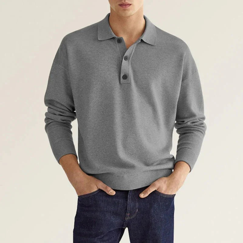 Maglietta a maniche lunghe elegante e casual Ian