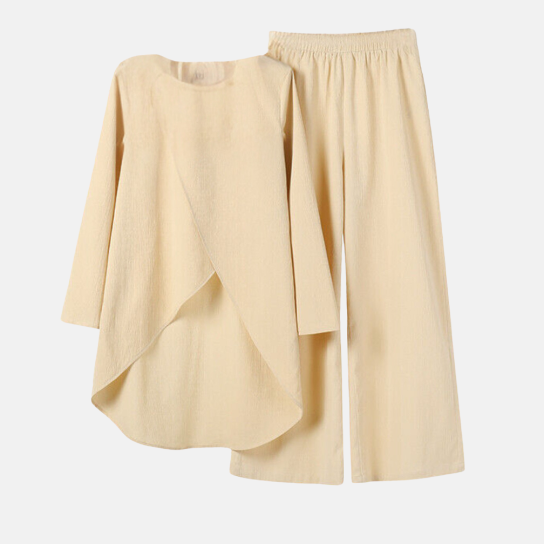 Elegante e pratico set Jan a due pezzi - Comfort e stile per l'uso quotidiano