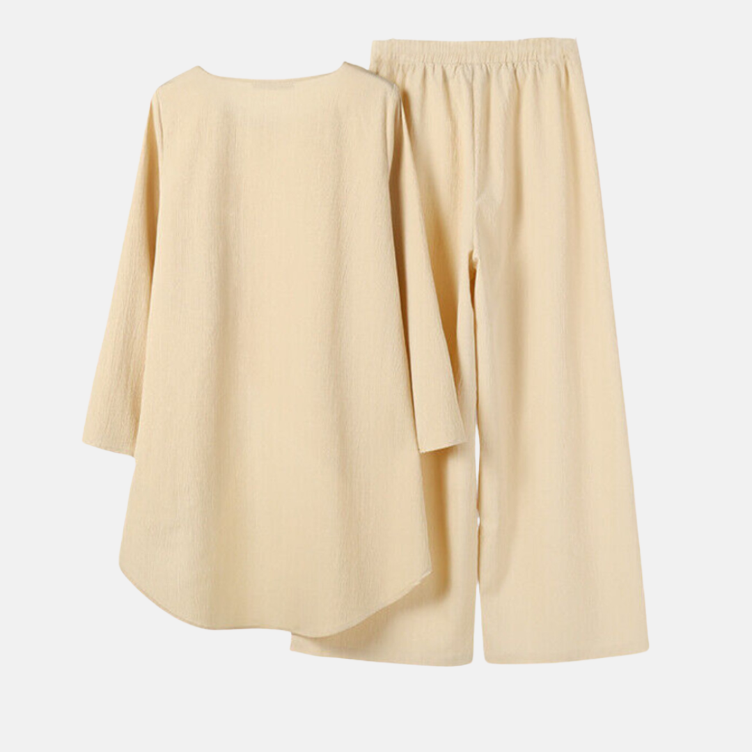 Elegante e pratico set Jan a due pezzi - Comfort e stile per l'uso quotidiano