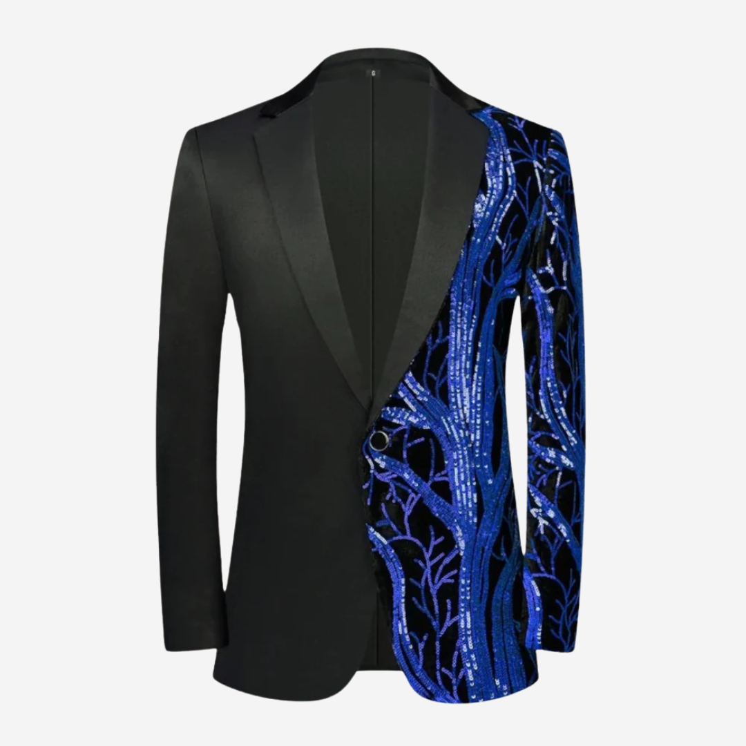 Nicholas - Giacca da uomo elegante e lussuosa con paillettes di grande effetto