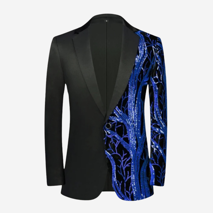 Nicholas - Giacca da uomo elegante e lussuosa con paillettes di grande effetto
