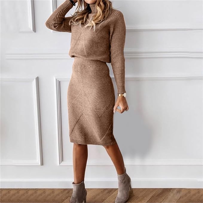 Set Pullover e Jupe Élégant - Abbigliamento elegante e confortevole per ogni occasione