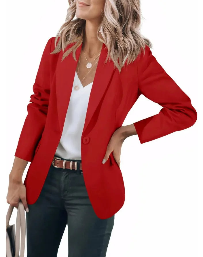 Serinne - Blazer classico da donna con elegante design vintage, perfetto per ogni occasione