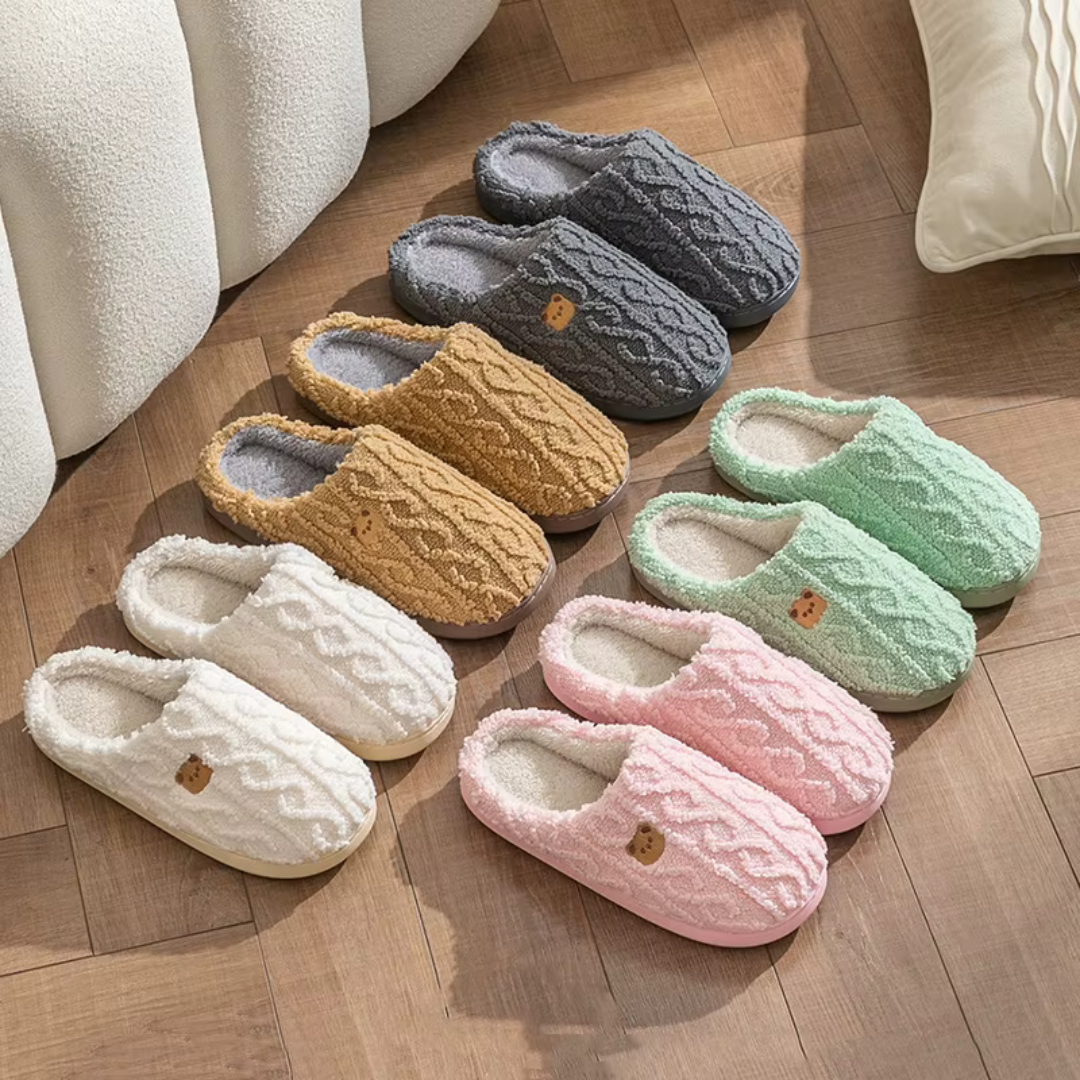 Nomi - pantofole di lusso in peluche da donna per il comfort e l'intimità