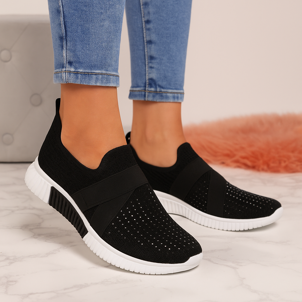 Eleganti e comode sneakers slip-on Zoya da donna