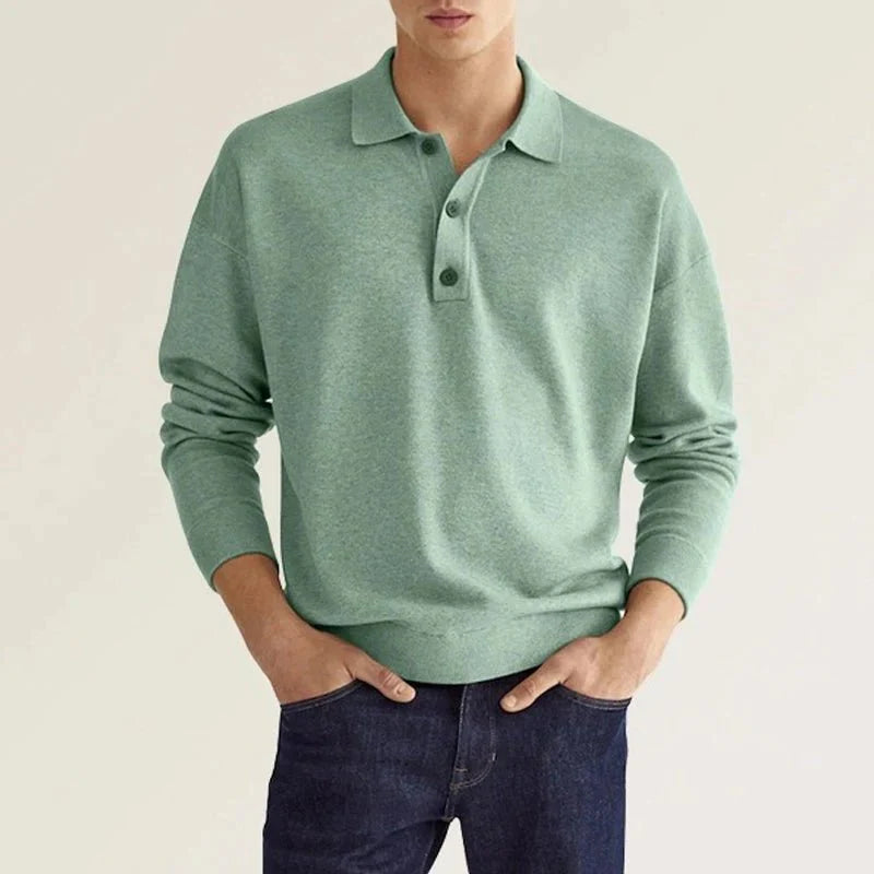 Maglietta a maniche lunghe elegante e casual Ian