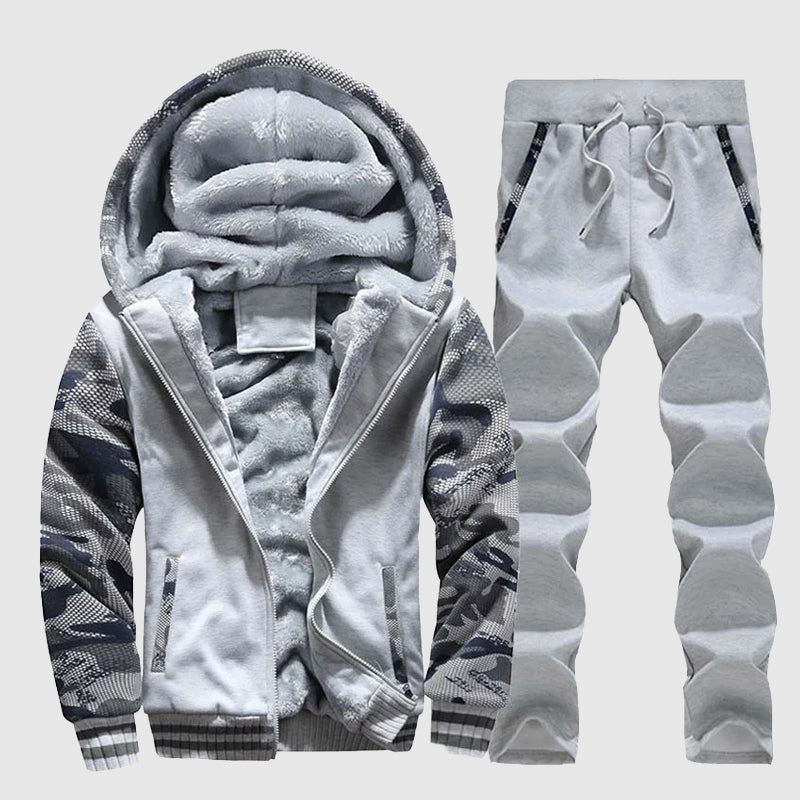 Set da uomo: elegante gilet in poliestere e comodi pantaloni