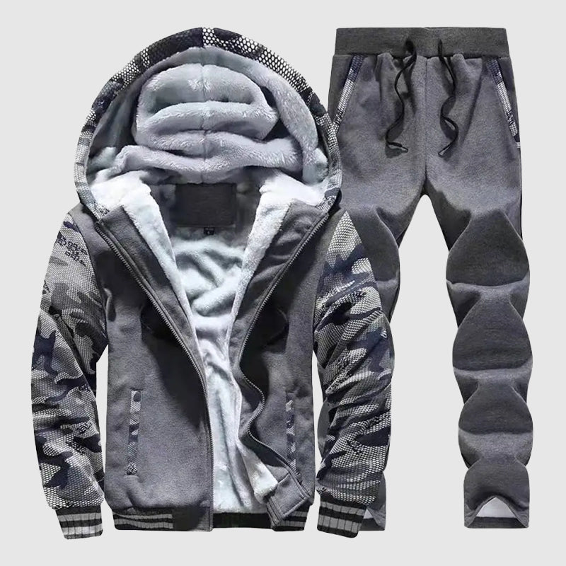 Set da uomo: elegante gilet in poliestere e comodi pantaloni