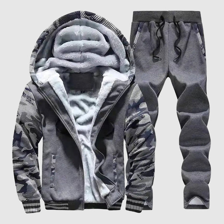 Set da uomo: elegante gilet in poliestere e comodi pantaloni