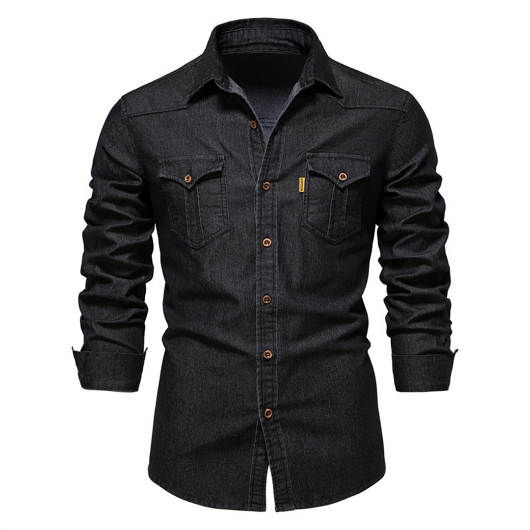 Elegante camicia a maniche lunghe GUILLEM per un look sofisticato e casual
