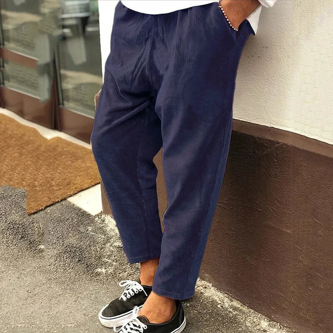 Clyde - Eleganti pantaloni in velluto a coste vintage per un look elegante e di tendenza
