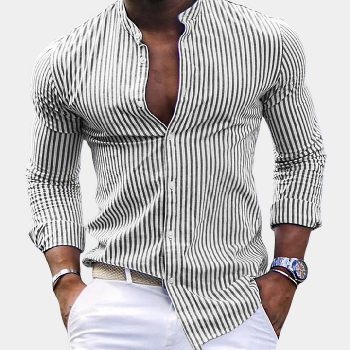 Elegante camicia da uomo a maniche lunghe di Emmet - stile e comfort per tutti i giorni
