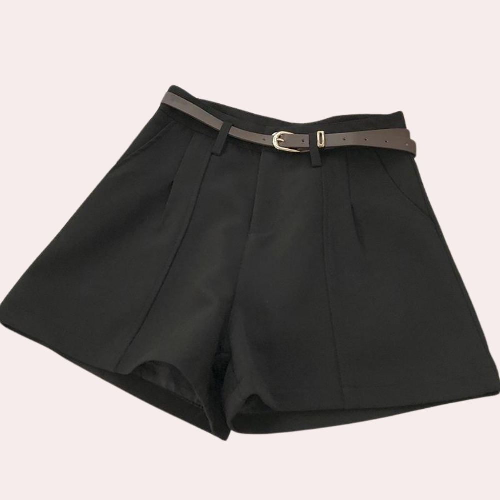 Klaras - Eleganti pantaloncini da donna con gambe larghe e ariose