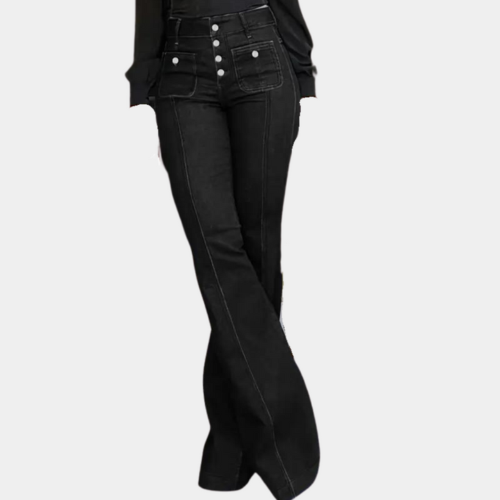Eleganti pantaloni a vita alta da donna Campana - la scelta perfetta per ogni occasione!