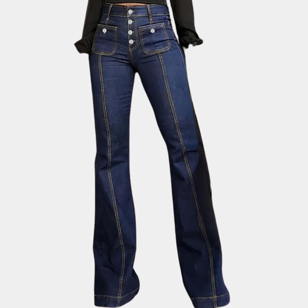 Eleganti pantaloni a vita alta da donna Campana - la scelta perfetta per ogni occasione!