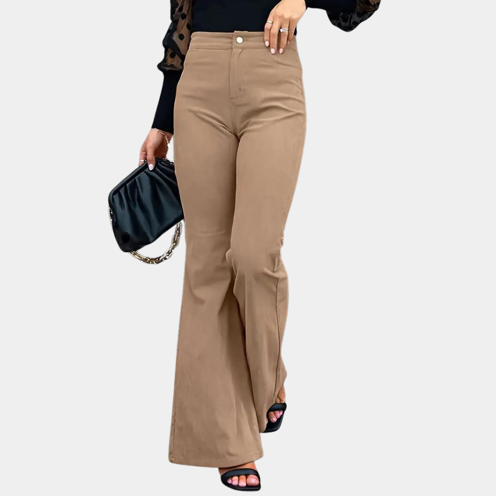 Sylvie - Pantaloni da donna eleganti e svasati per un look elegante e sofisticato
