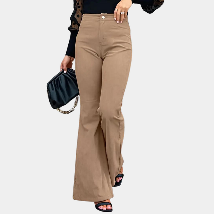 Sylvie - Pantaloni da donna eleganti e svasati per un look elegante e sofisticato
