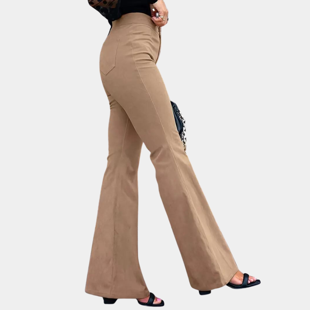 Sylvie - Pantaloni da donna eleganti e svasati per un look elegante e sofisticato