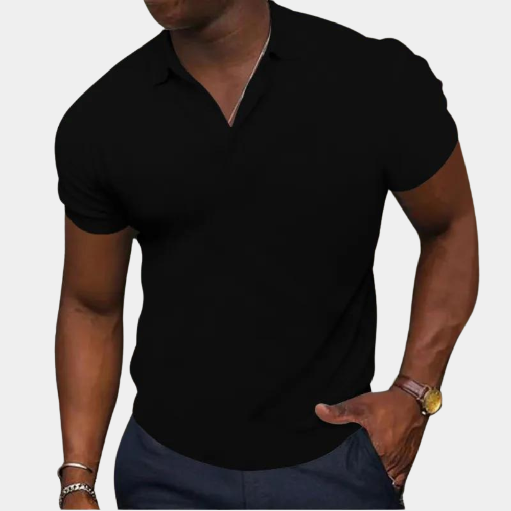 Polo da uomo a maniche corte: una scelta elegante e confortevole per le uscite di stile di tutti i giorni