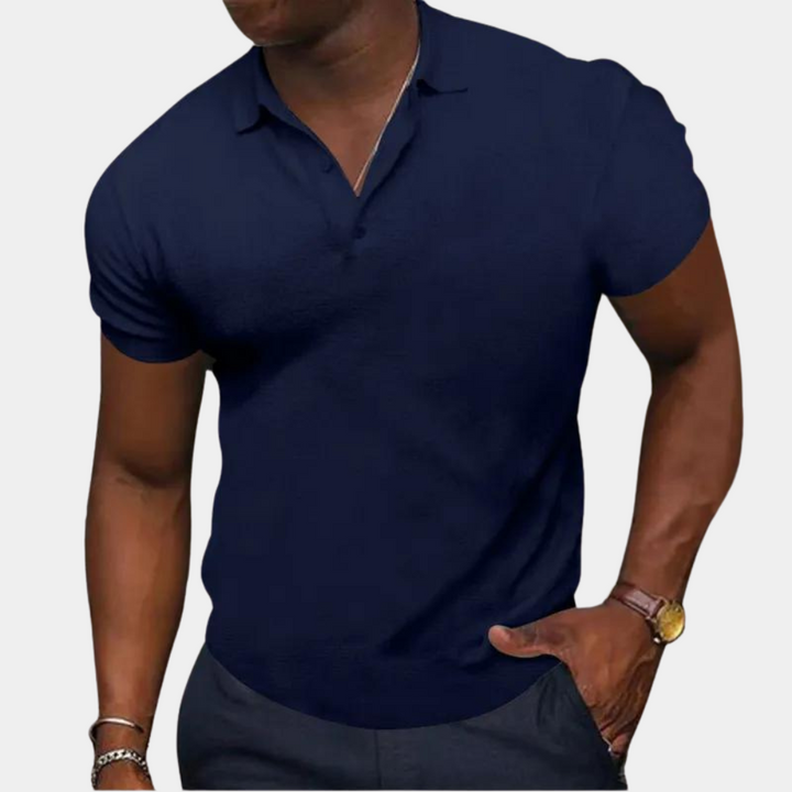Polo da uomo a maniche corte: una scelta elegante e confortevole per le uscite di stile di tutti i giorni