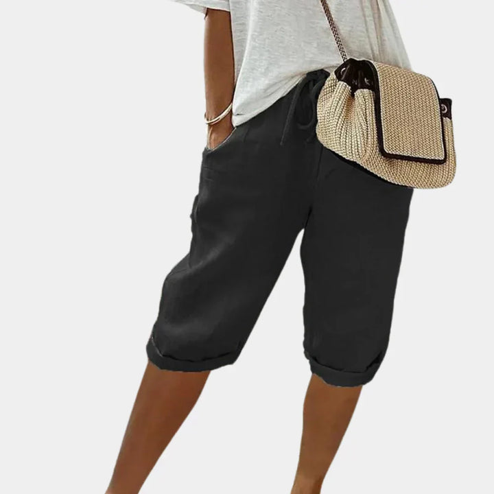 Pantaloncini in lino per donna - Eleganza e benessere assicurati