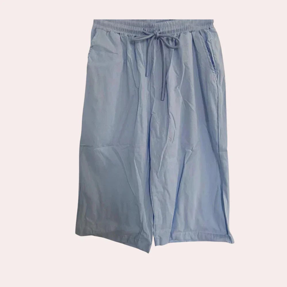 Pantaloncini in lino per donna - Eleganza e benessere assicurati