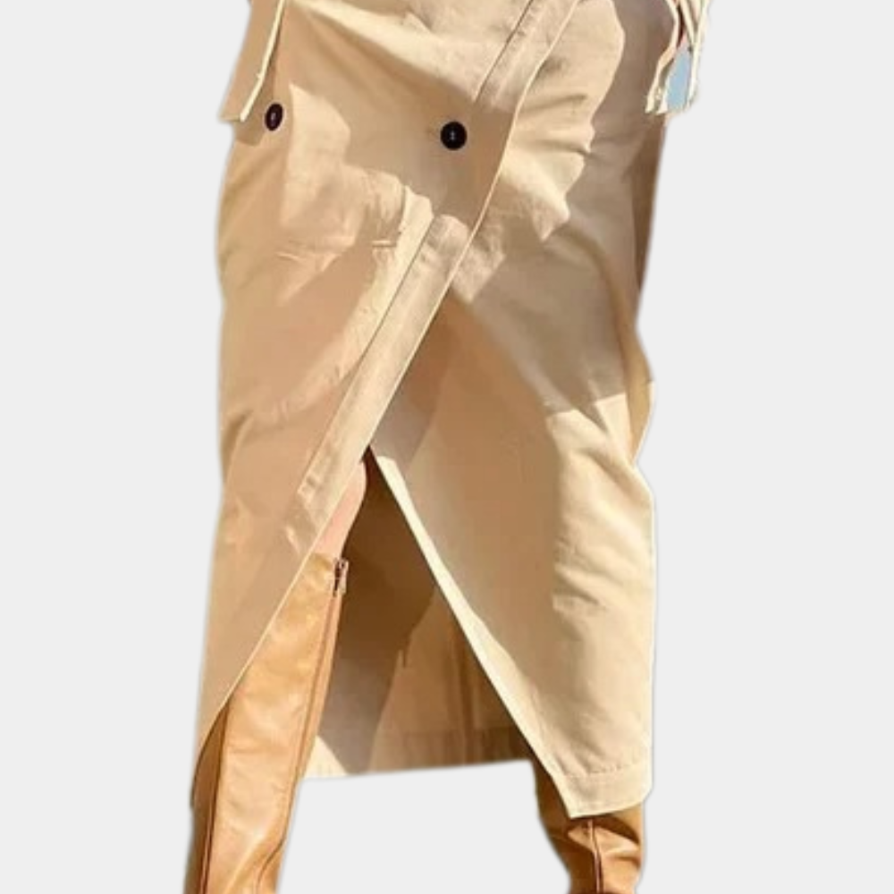 Elegante trench da donna dallo stile sofisticato e senza tempo