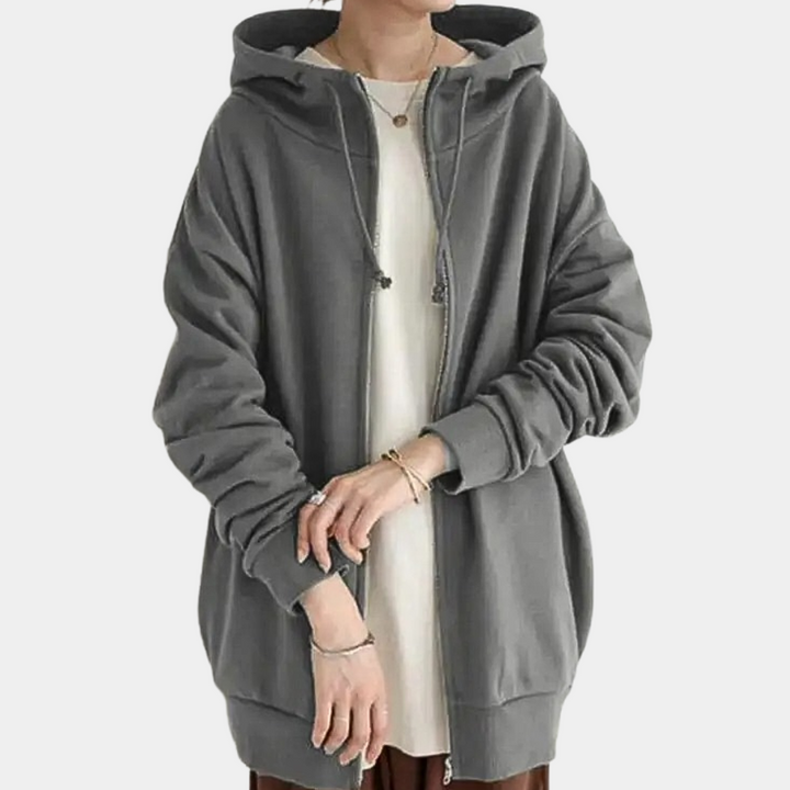 Felpa con zip da donna alla moda: eleganza e comfort in un unico prodotto!