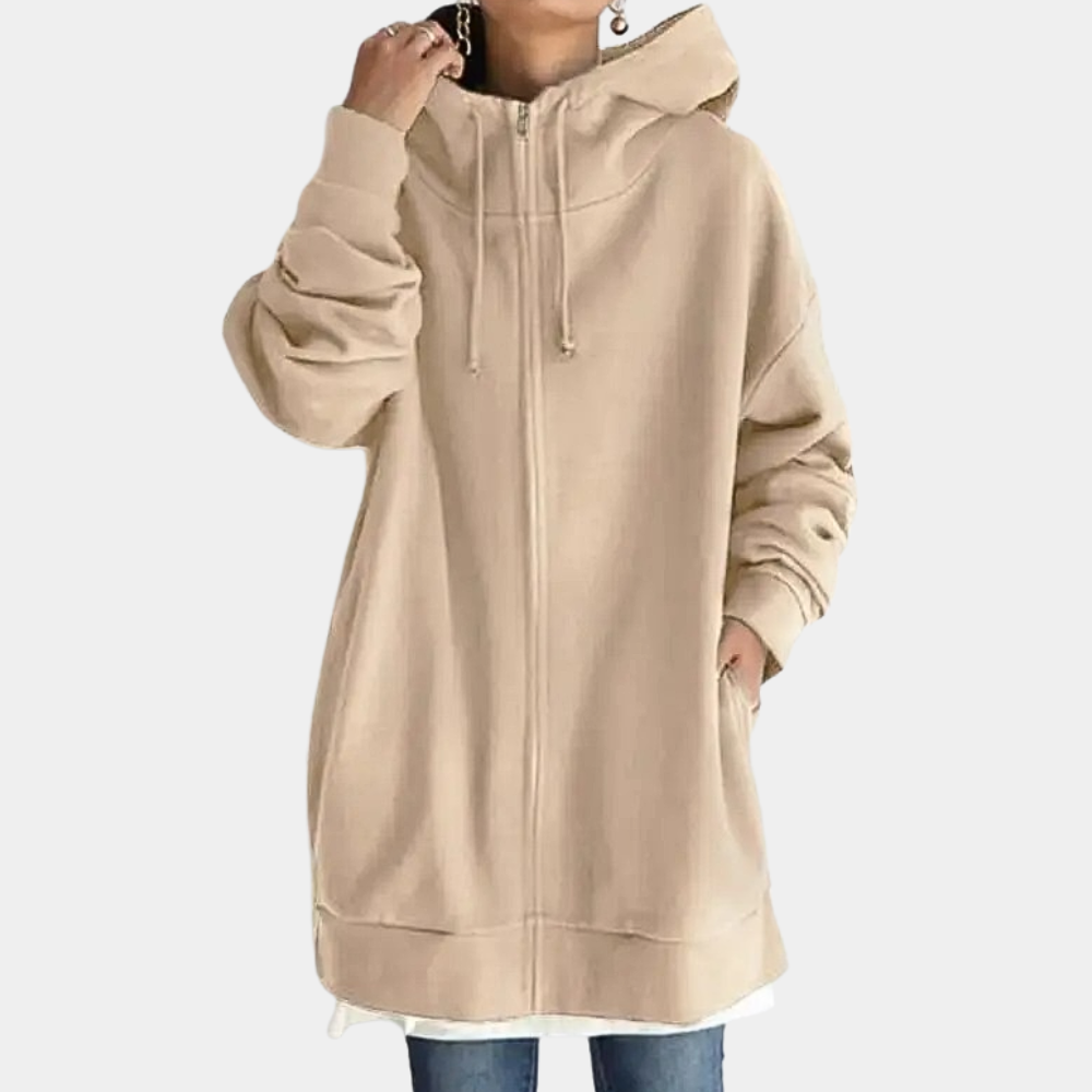 Felpa con zip da donna alla moda: eleganza e comfort in un unico prodotto!