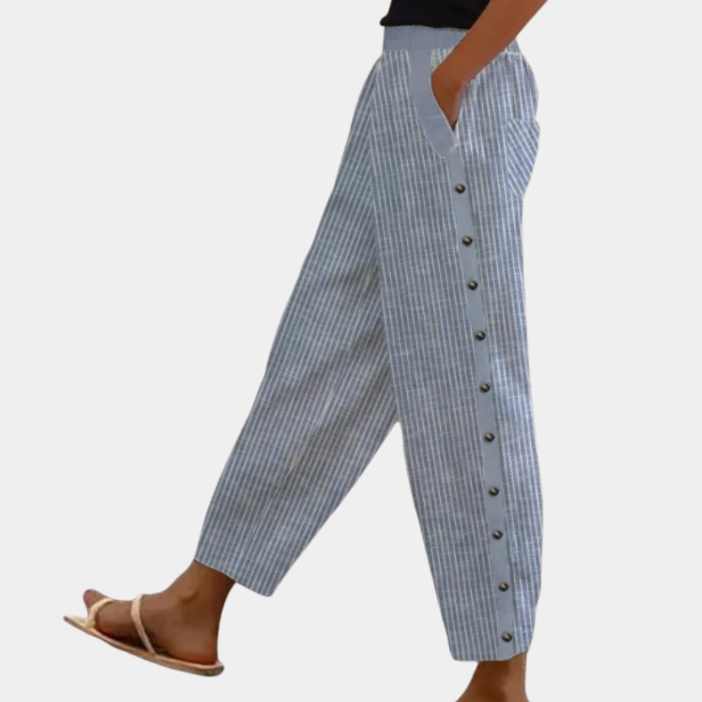 A buon mercato - Pantaloni a righe eleganti e alla moda per le donne