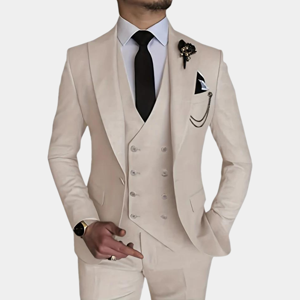 Adron - Abito 3 pezzi da uomo elegante e sofisticato