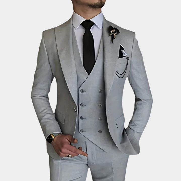 Adron - Abito 3 pezzi da uomo elegante e sofisticato