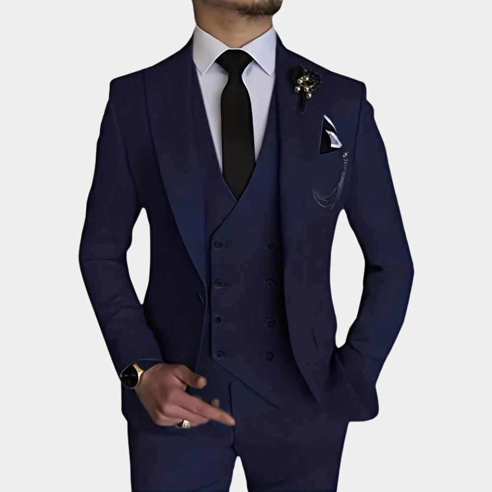 Adron - Abito 3 pezzi da uomo elegante e sofisticato