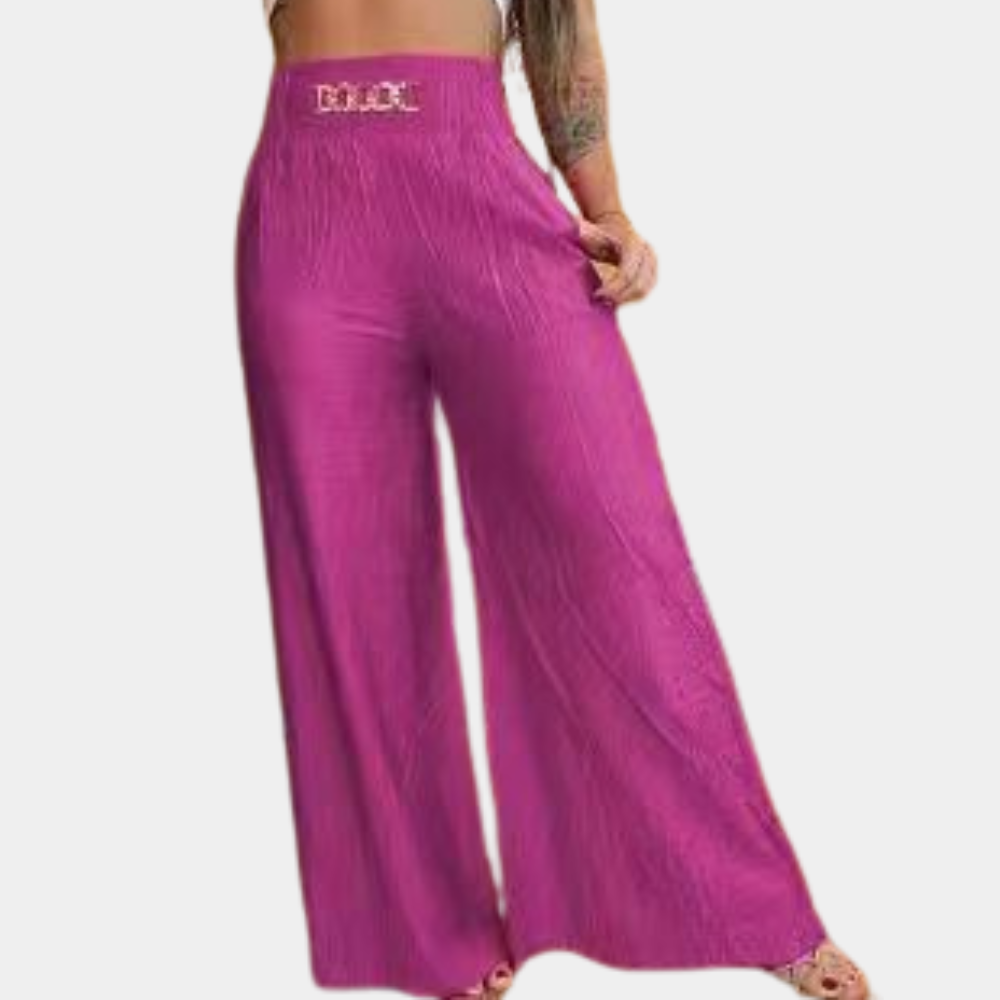 Pantaloni da donna eleganti con gambe larghe di tendenza - un must-have per ogni occasione