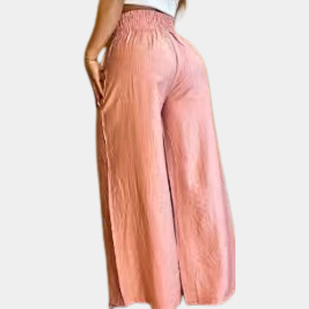 Pantaloni da donna eleganti con gambe larghe di tendenza - un must-have per ogni occasione