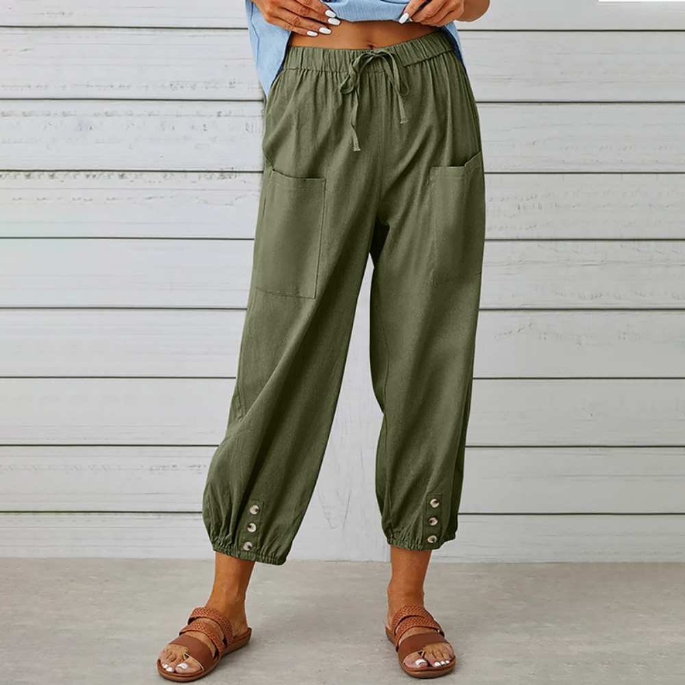 Pantaloni da donna eleganti con comode gambe larghe per ogni occasione