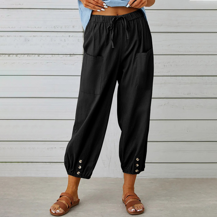 Pantaloni da donna eleganti con comode gambe larghe per ogni occasione