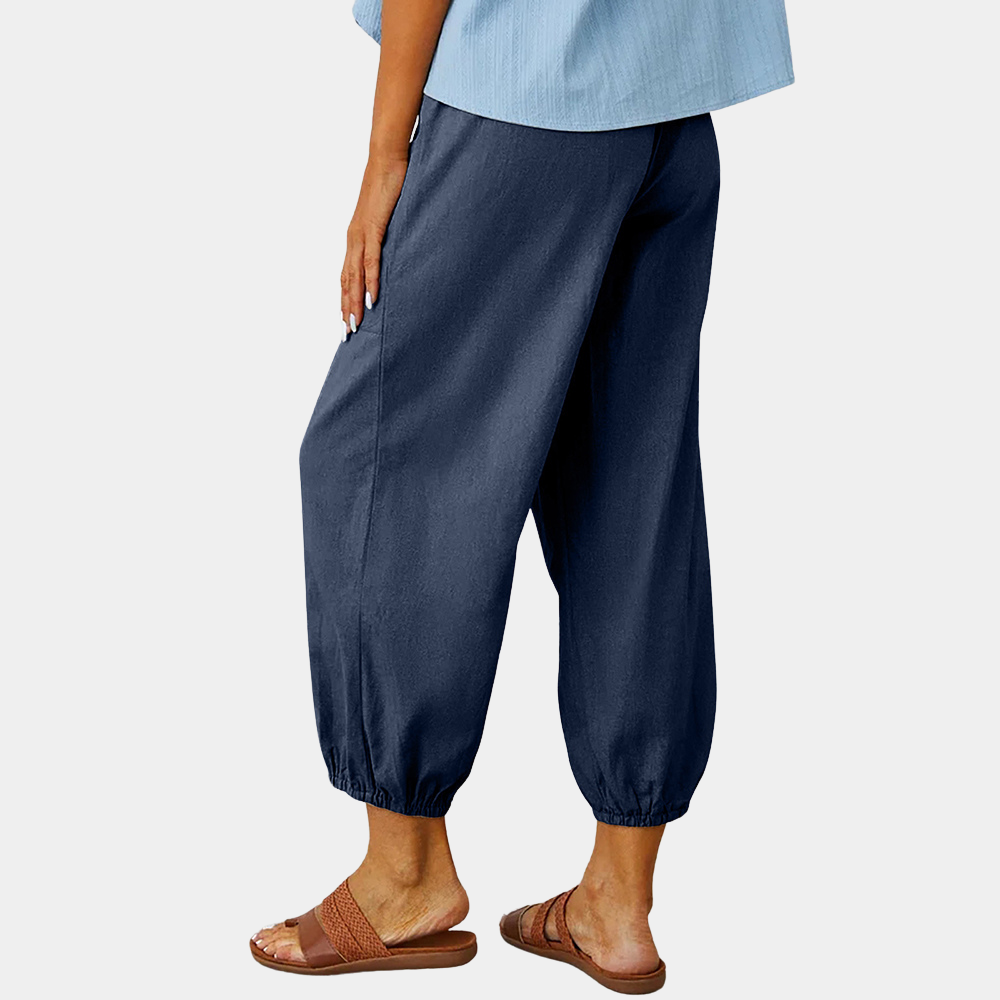 Pantaloni da donna eleganti con comode gambe larghe per ogni occasione