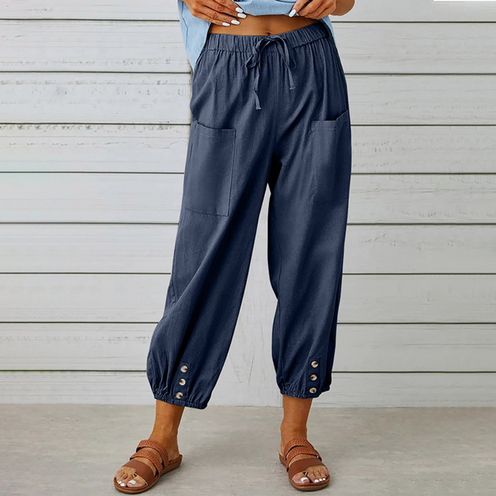 Pantaloni da donna eleganti con comode gambe larghe per ogni occasione