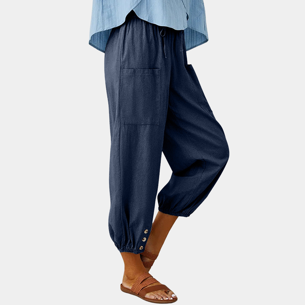 Pantaloni da donna eleganti con comode gambe larghe per ogni occasione
