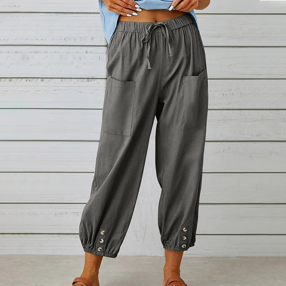 Pantaloni da donna eleganti con comode gambe larghe per ogni occasione