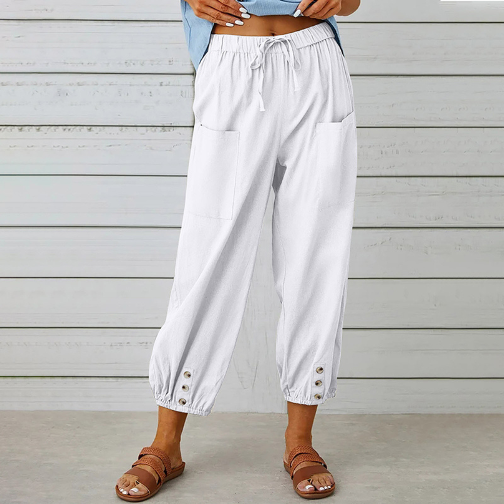 Pantaloni da donna eleganti con comode gambe larghe per ogni occasione