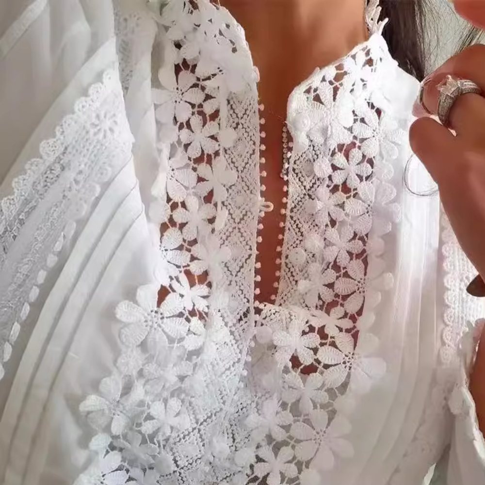 Lily - Camicetta di pizzo da donna elegante e chic