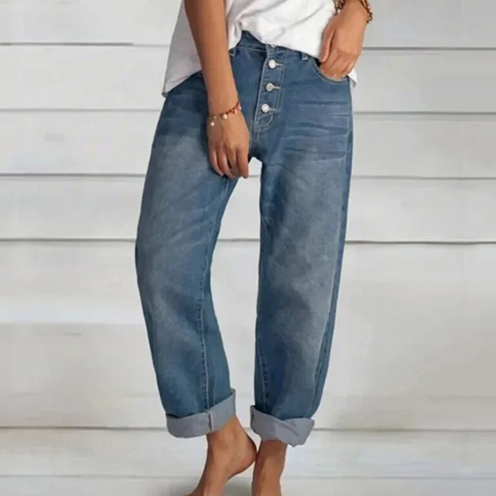 MIHAI - Jeans a vita alta da donna che accentuano il vostro gusto